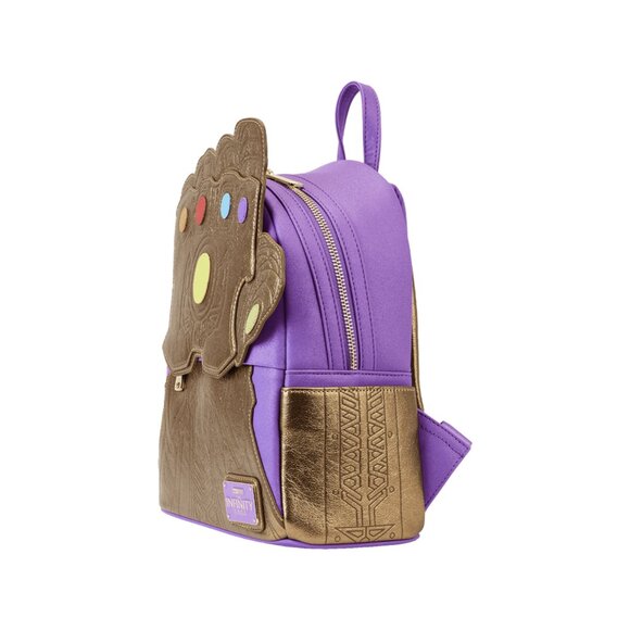 Loungefly Marvel Metallic Thanos Gauntlet Mini Backpack - NWT main image 6